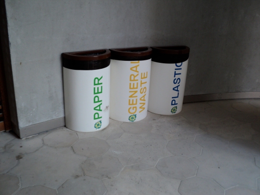 Waste bins at Masdar photo